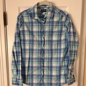 2 Boys Plaid Shirts - Size 16